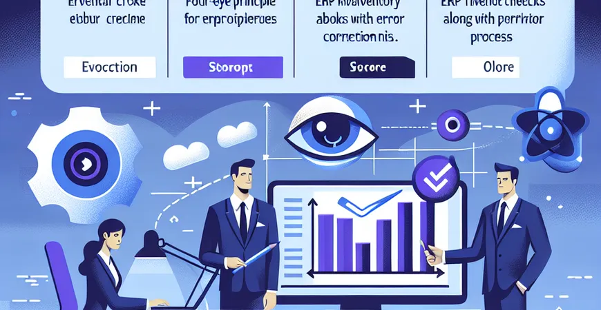  库存账实不符咋处理？ERP盘点的“四眼原则”与纠错流程  